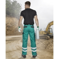 Reflective waist pants ARDON®COOL TREND green Green
