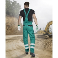 Reflexné nohavice s náprsenkou ARDON®COOL TREND zelené