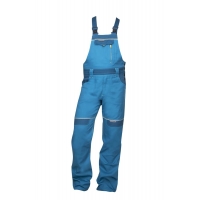 Pants with bib ARDON®COOL TREND shortened medium blue Light blue