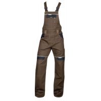Pants with bib ARDON®COOL TREND brown Brown