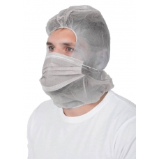 PP hood with cover ARDON®Astro-cap white, 50 pcs