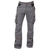 Waist trousers ARDON®VISION 02 grey-orange Gray