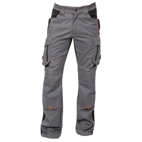 Waist trousers ARDON®VISION 02 grey-orange Gray
