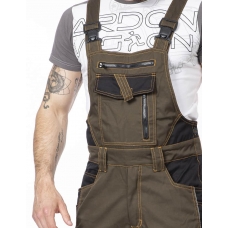 Pants with bib ARDON®VISION 03 Tarmac, shortened Tarmac