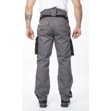 Pants to the waist ARDON®VISION 02 gray-orange, extended Gray