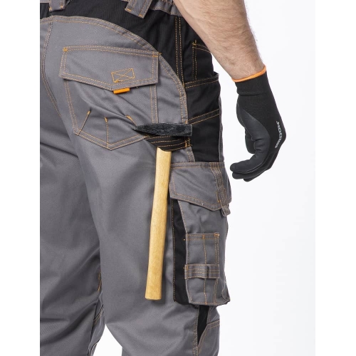 Pants to the waist ARDON®VISION 02 gray-orange, extended Gray