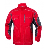 Blouse ARDON®VISION 01 red-grey Red