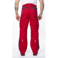 Waist trousers ARDON®VISION 02 red-grey Red