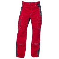 Waist trousers ARDON®VISION 02 red-grey, extended Red