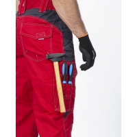 Waist trousers ARDON®VISION 02 red-grey, extended Red