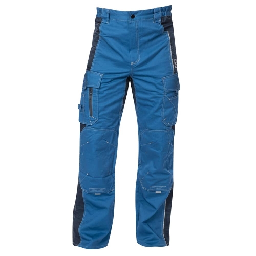Waist pants ARDON®VISION 02 sv. blue-dark blue, shortened Blue