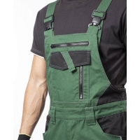 Pants with bib ARDON®VISION 03 green, shortened Green