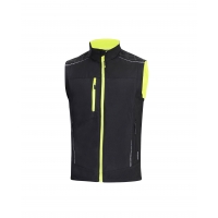 Softshell vest ARDON®VISION, black-yellow Black-yellow