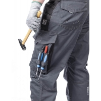 Waist pants ARDON®VISION dark gray, extended Dark gray