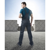 Pants with bib ARDON®4TECH 03 grey-black Gray