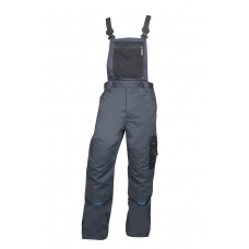 Pants with bib ARDON®4TECH 03 grey-black Gray