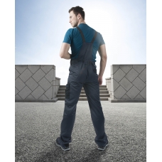 Pants with bib ARDON®4TECH 03 grey-black, extended Gray
