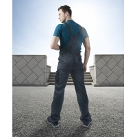 Pants with bib ARDON®4TECH 03 grey-black, shortened Gray