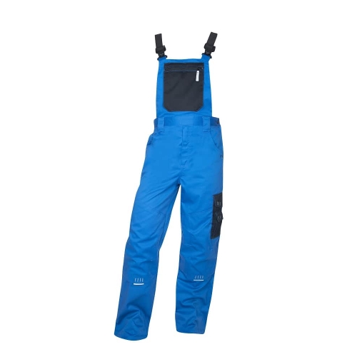 Nohavice s náprsenkou ARDON®4TECH 03 modro-čierne, predĺžené
