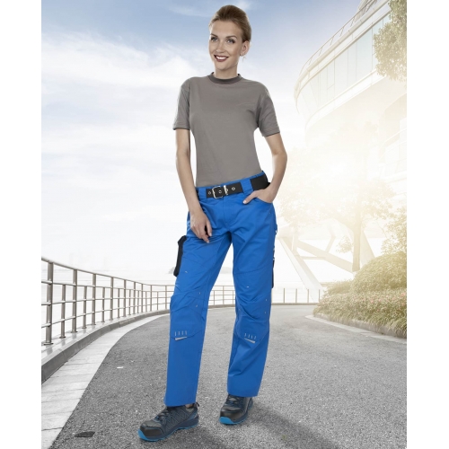 Women's trousers to the waist ARDON®4TECH 02 blue-black, 164-172 Blue
