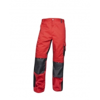 Nohavice do pása ARDON®PRE100 02 červeno-čierne