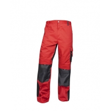 Nohavice do pása ARDON®PRE100 02 červeno-čierne