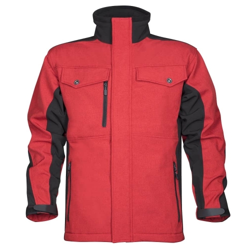 ARDON®PRE100  soft. bunda červeno-čierna