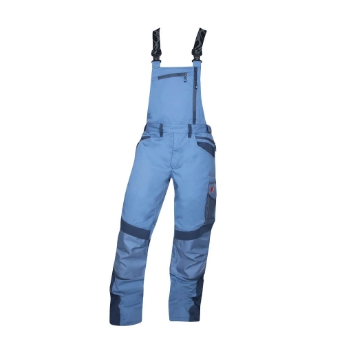 Nohavice s náprsenkou ARDON®R8ED+ modré, skrátené