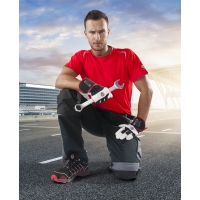 Waist pants ARDON®R8ED+ black-grey, extended Black