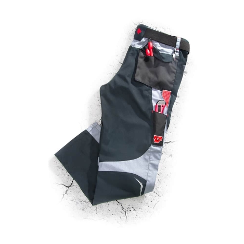 Nohavice do pása ARDON®R8ED+ čierno-sivé, predĺžené