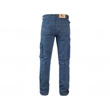 Nohavice jeans CXS ALBI, pánske, modré