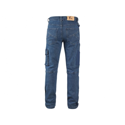 Nohavice jeans CXS ALBI, pánske, modré, veľ. 