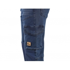Nohavice jeans CXS ALBI, pánske, modré