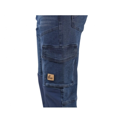 Nohavice jeans CXS ALBI, pánske, modré, veľ. 