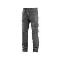 Nohavice jeans CXS ALBI, pánske, sivé, veľ. 