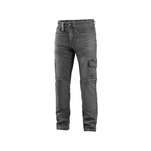 Nohavice jeans CXS ALBI, pánske, sivé, veľ. 