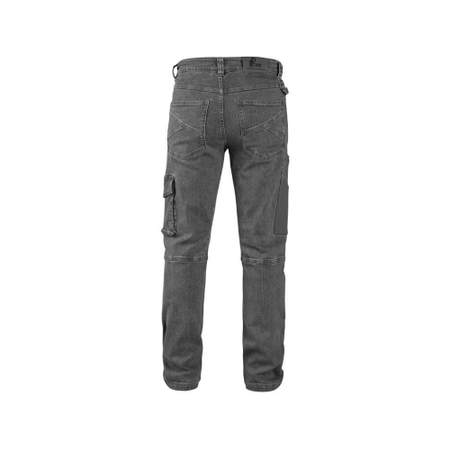 Nohavice jeans CXS ALBI, pánske, sivé, veľ. 