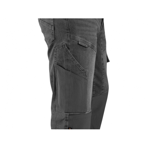 Nohavice jeans CXS ALBI, pánske, sivé, veľ. 
