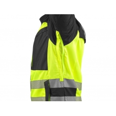 Blúza CXS NAOS, pánska, čierno-žltá Hi-Vis, reflexné pruhy