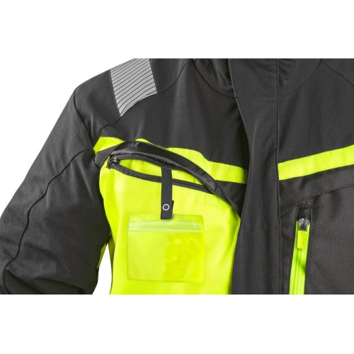 Blúza CXS NAOS, pánska, čierno-žltá Hi-Vis, reflexné pruhy, veľ. 