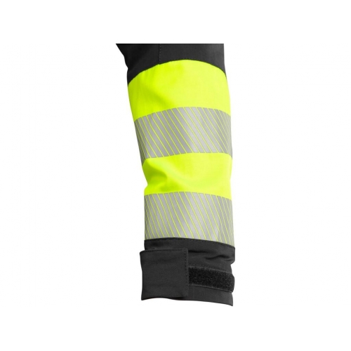Blúza CXS NAOS, pánska, čierno-žltá Hi-Vis, reflexné pruhy, veľ. 