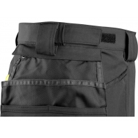 Nohavice CXS NAOS HV, pánske, čierno-žlté Hi-Vis, reflexné pruhy, veľ. 