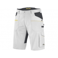Kraťasy CXS STRETCH pánske, bielo-sivé