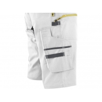 Kraťasy CXS STRETCH pánske, bielo-sivé
