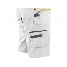 Kraťasy CXS STRETCH pánske, bielo-sivé, veľ. 