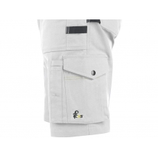 Kraťasy CXS STRETCH pánske, bielo-sivé, veľ. 