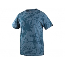 Tričko CXS MERLIN, krátky rukáv, petrol, veľ. 