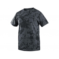 Tričko CXS MERLIN, krátky rukáv, tmavo sivé, veľ. 