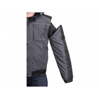 Bunda CXS IRVINE, zimná, pánska, sivo-čierna, veľ. 