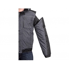 Bunda CXS IRVINE, zimná, pánska, sivo-čierna, veľ. 